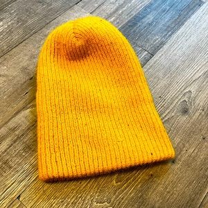 Yellow beanie